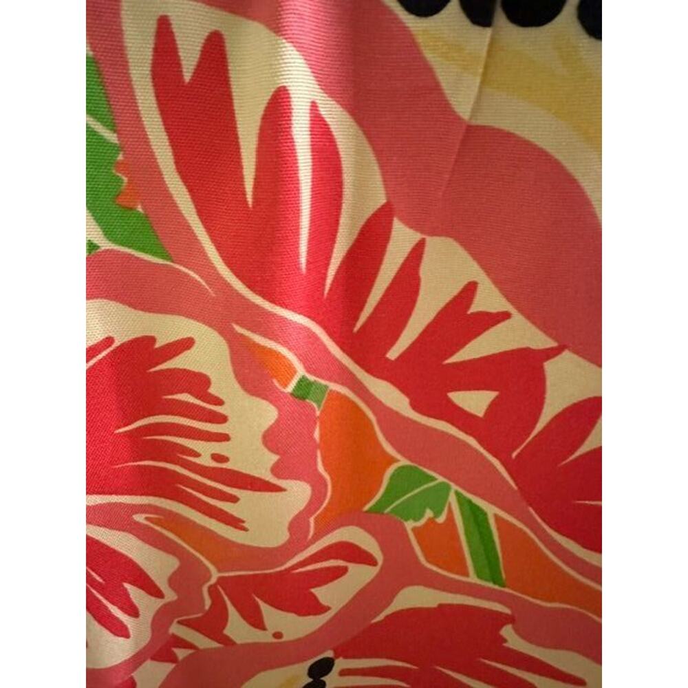 Lilly Pulitzer Dasha Short Oxford Silk Dress Multi With A Splash Size 8 VGUC - Picture 2 of 5